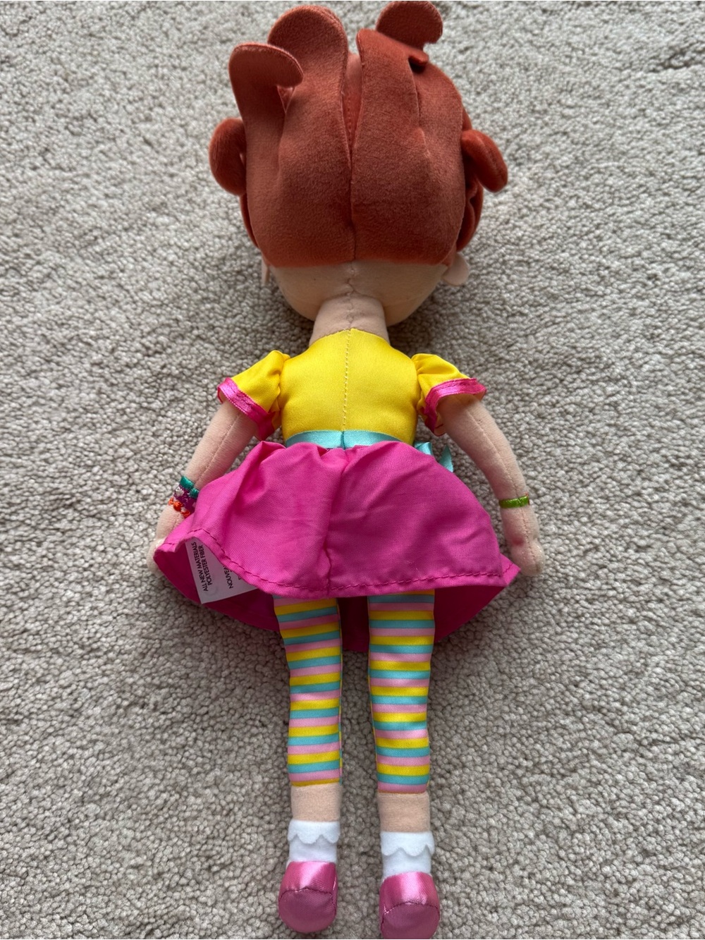 Disney Store Fancy Nancy Plush Doll 14" Disney Junior Stuffed Toy Embroidered - Picture 3 of 12